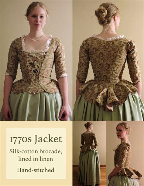 colonial clothing patterns 18th century